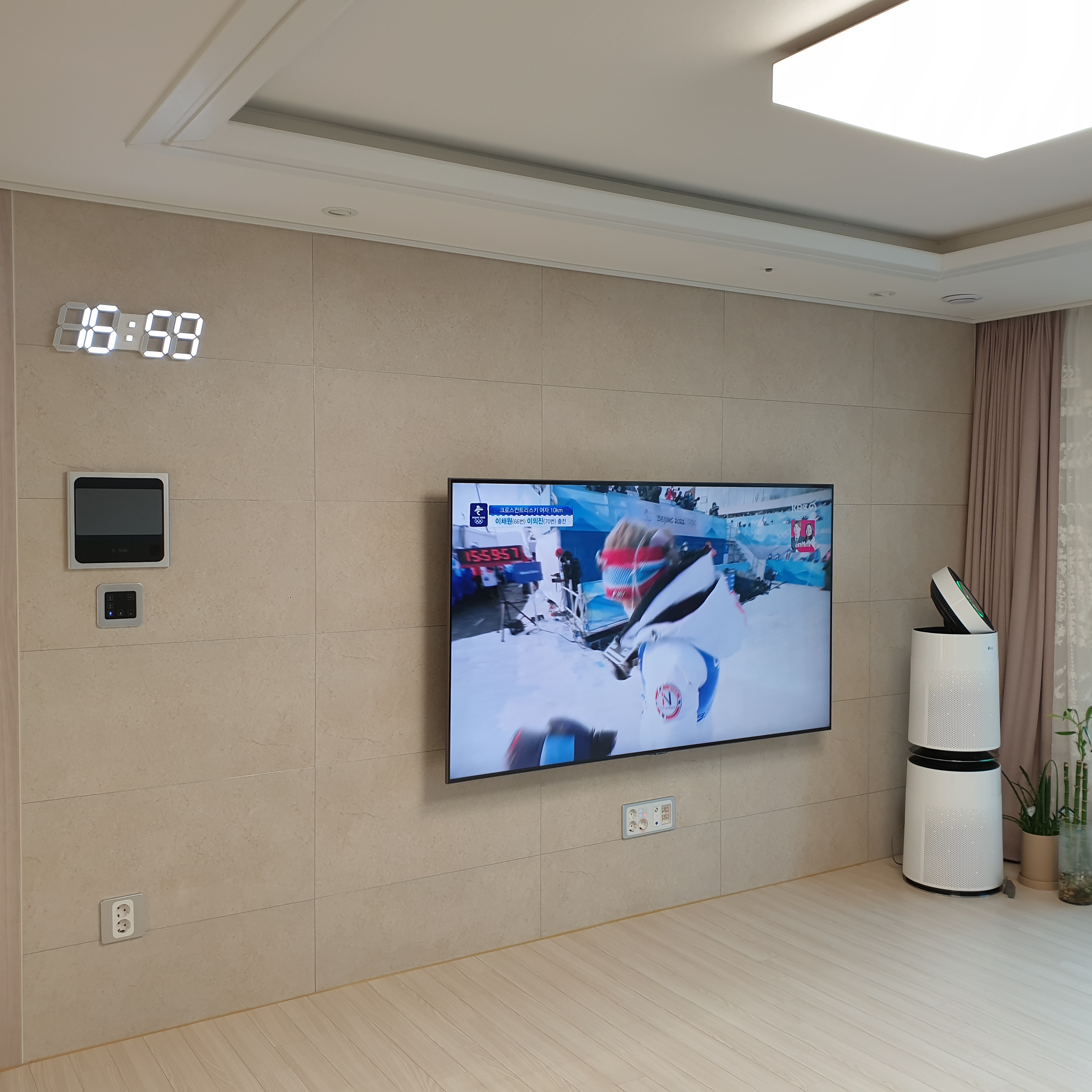 벽걸이TV 시공 9